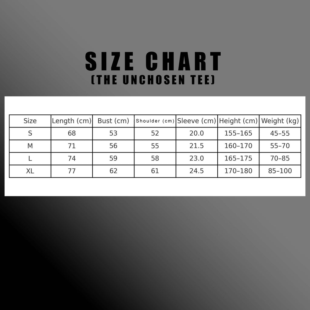 THE UNCHOSEN TEE - (OVERSIZED ACID WASH)