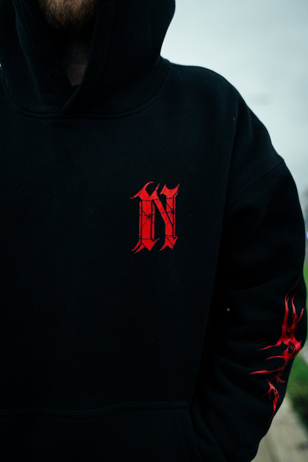 UNLEASH CHAOS - HEAVY OVERSIZED HOODIE (450GSM)