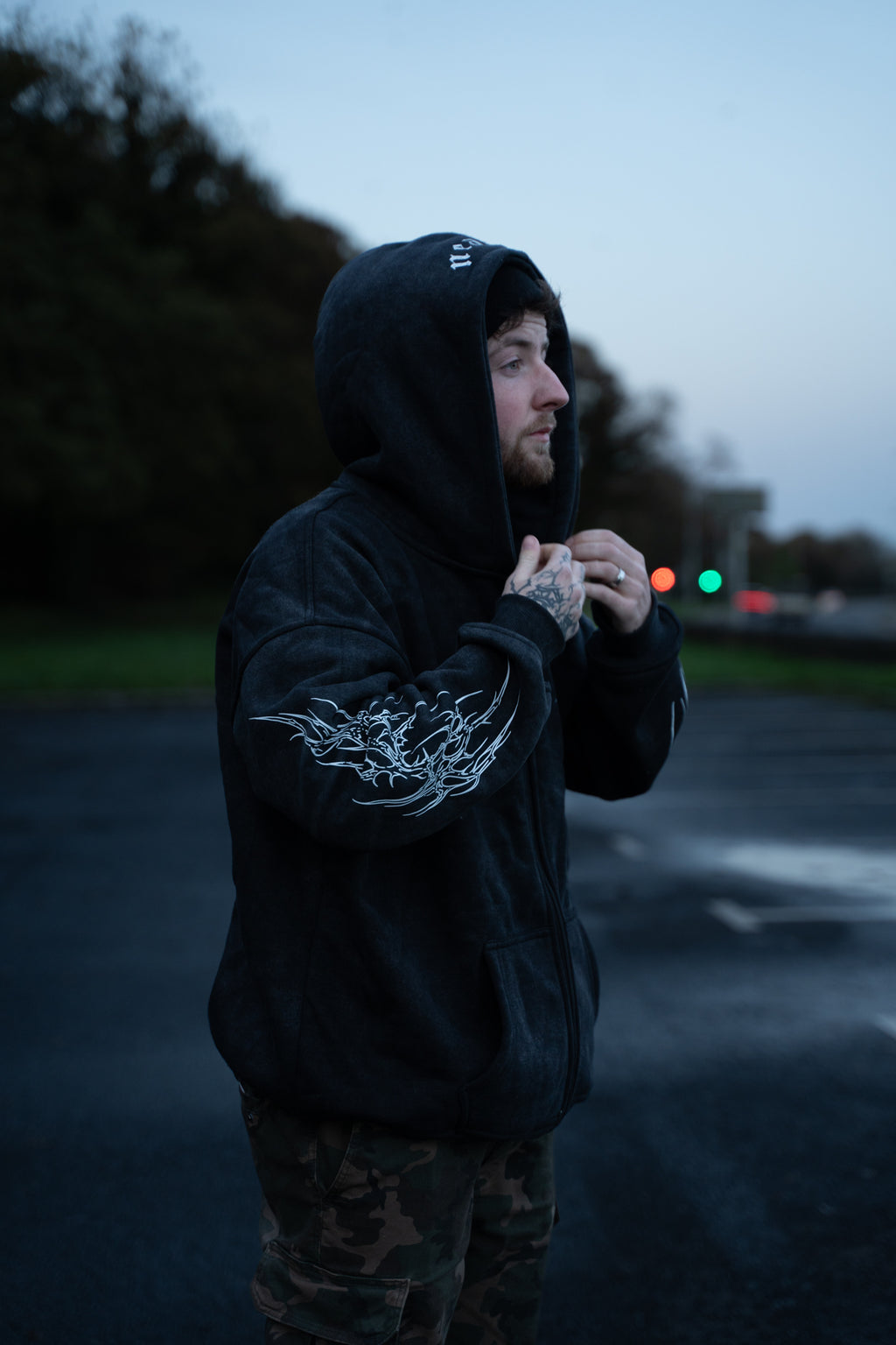 SPYDER-SIGILISM OVERSIZED ZIP HOODIE