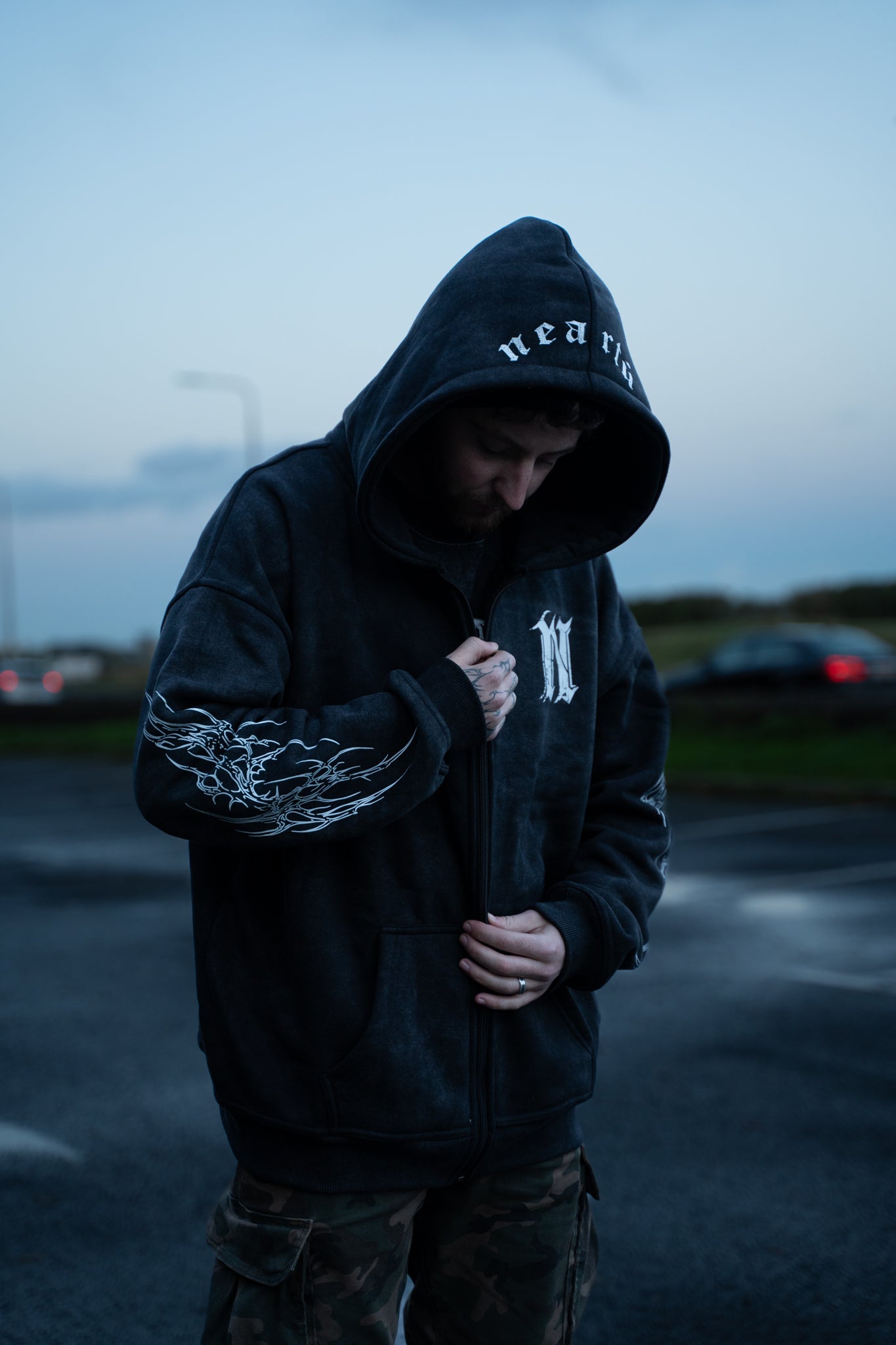 SPYDER-SIGILISM OVERSIZED ZIP HOODIE