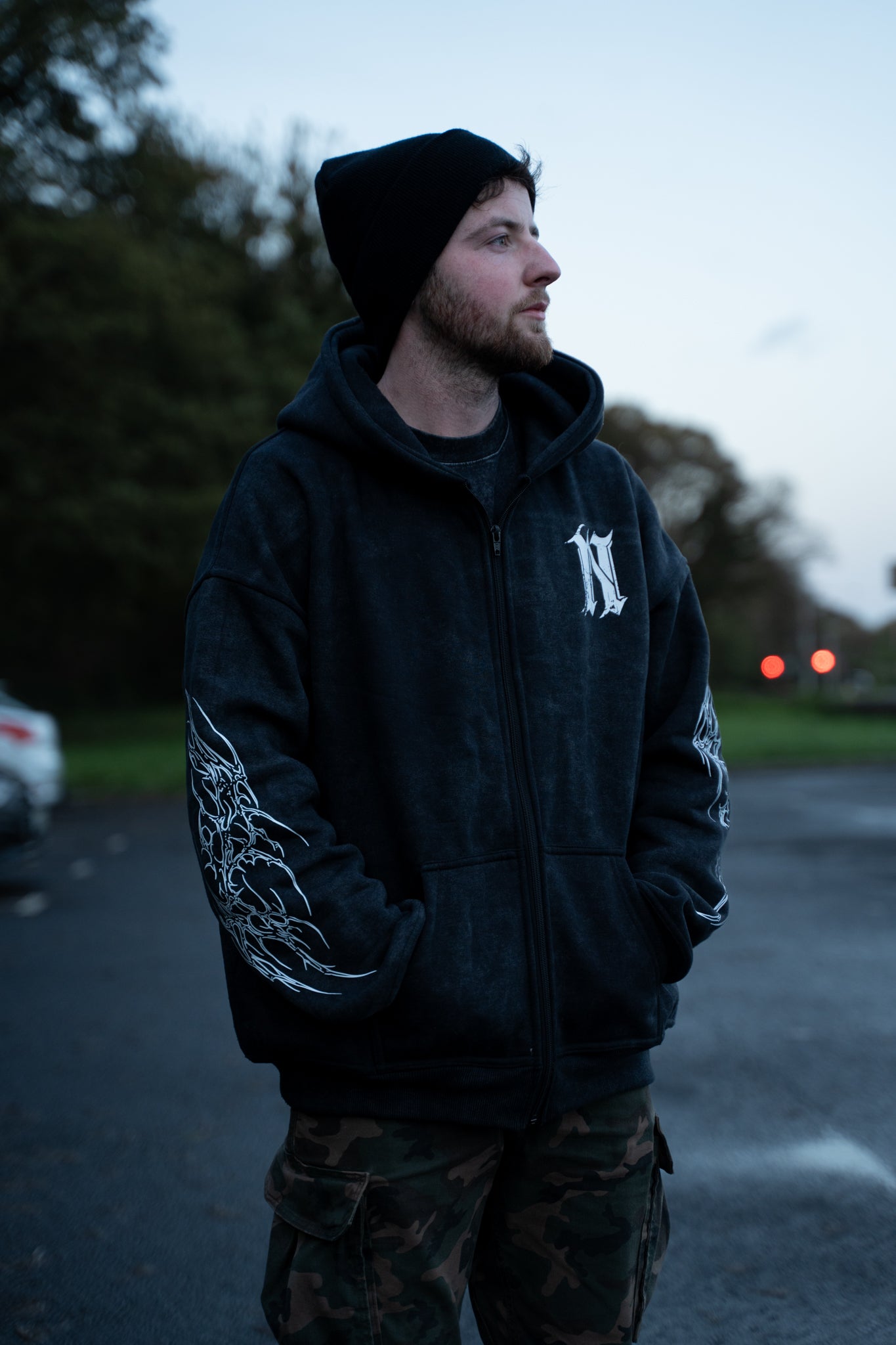 SPYDER-SIGILISM OVERSIZED ZIP HOODIE