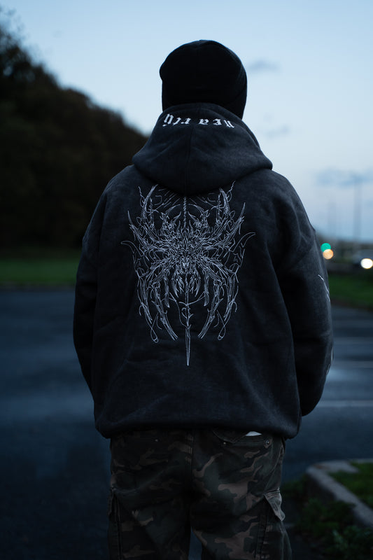SPYDER-SIGILISM OVERSIZED ZIP HOODIE (PRE-ORDER 5 WEEKS)