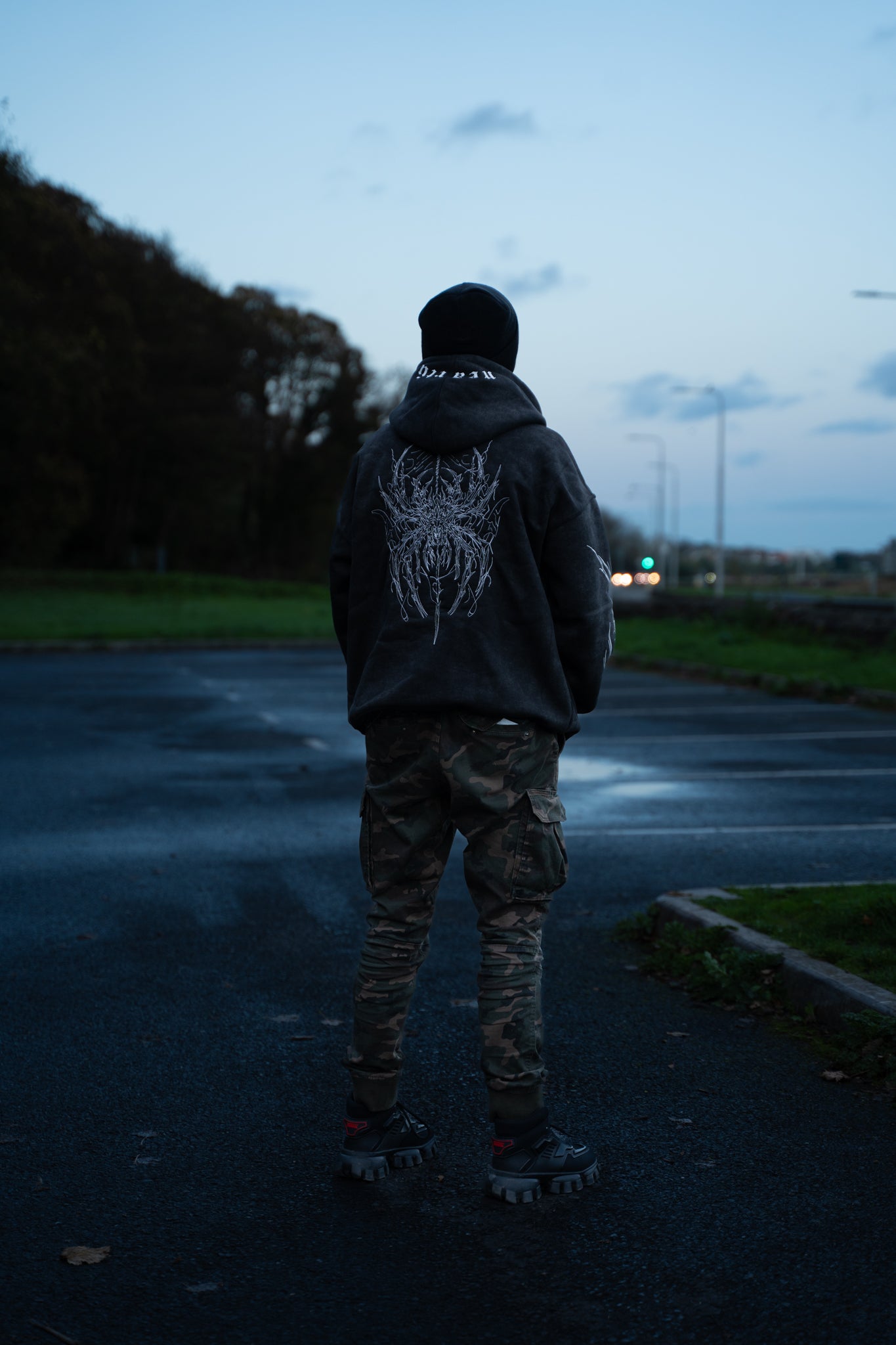 SPYDER-SIGILISM OVERSIZED ZIP HOODIE (PRE-ORDER 5 WEEKS)